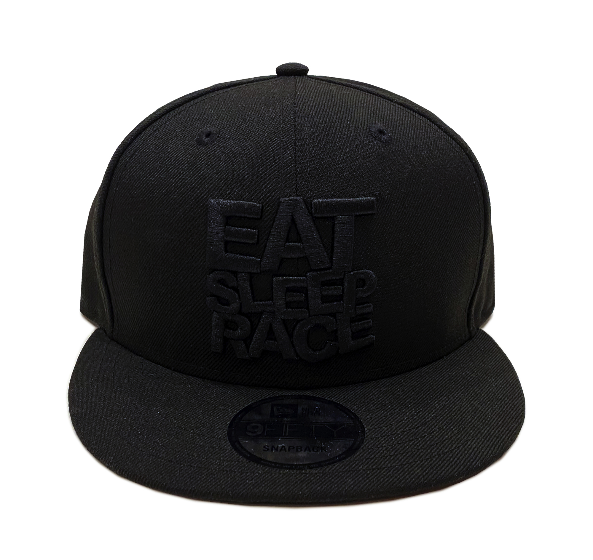 Logo New Era 9FIFTY Snapback Hat | Black/Black
