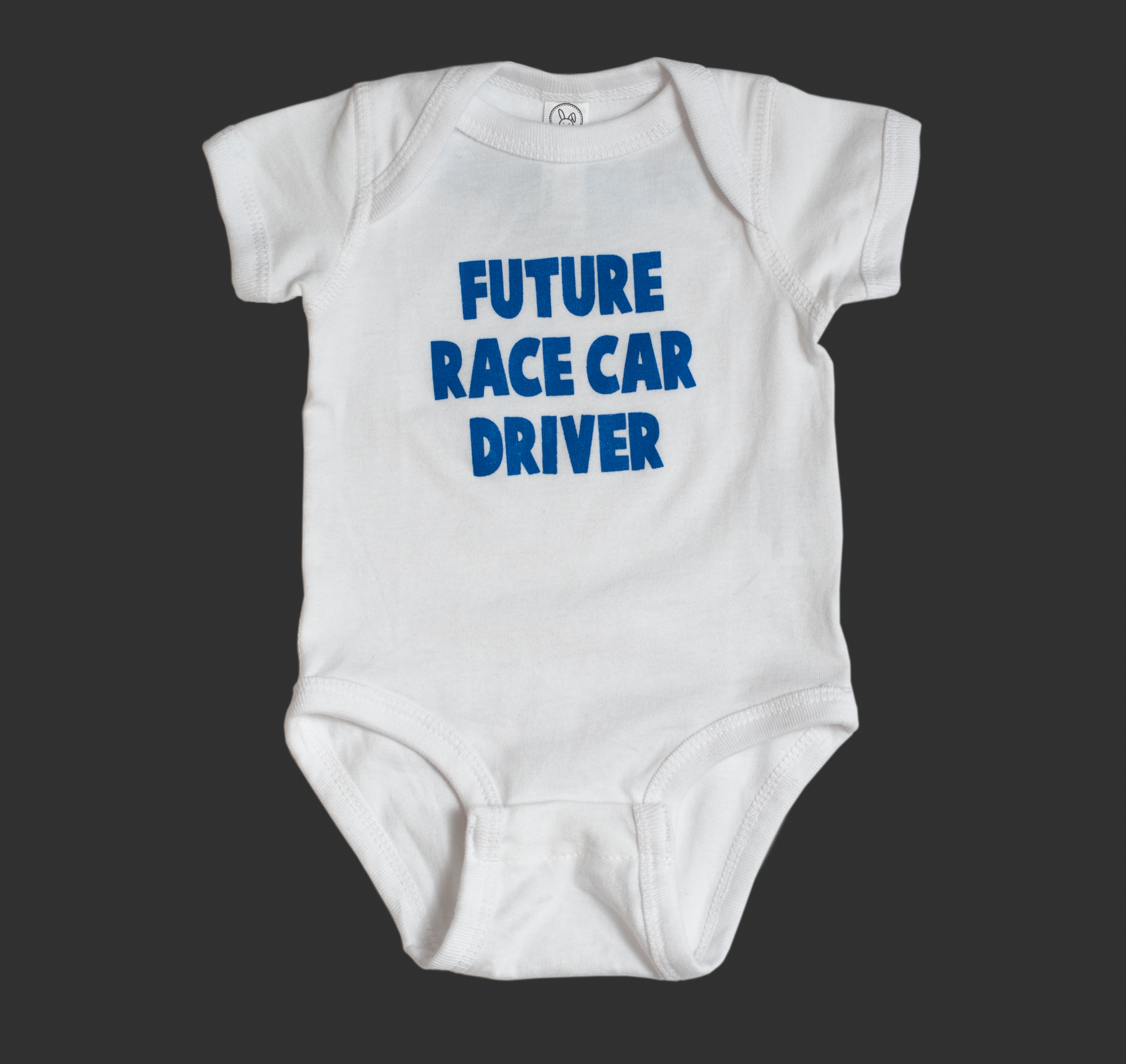 Infant Bodysuit Future Driver | White/Blue