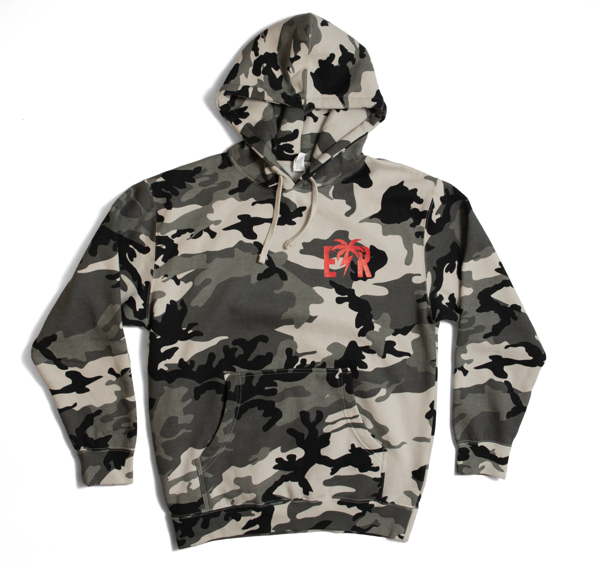 snow camo pullover