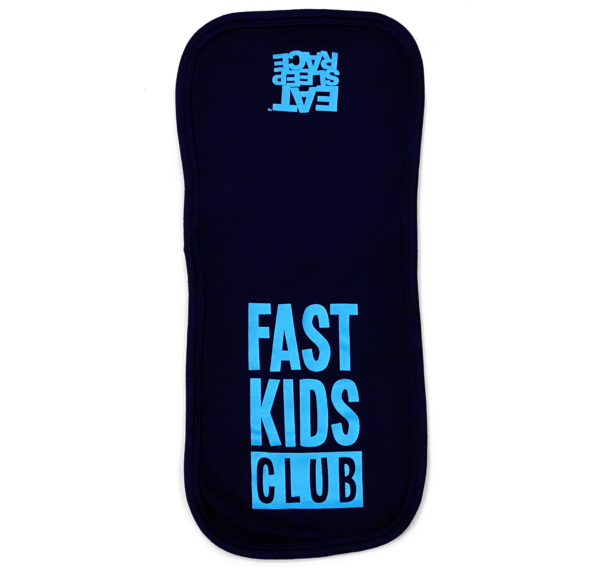 Infant Fast Kids Club Burp Cloth | Blue/Teal