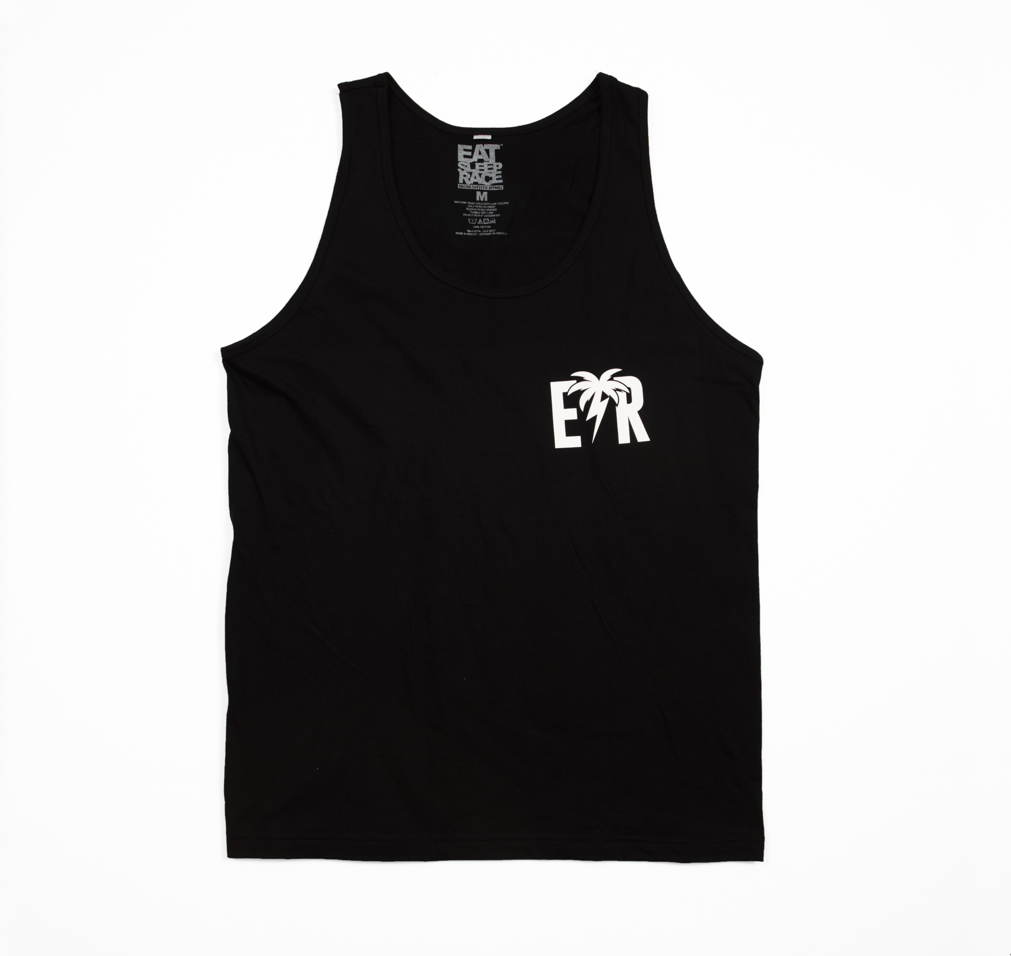 Bolt Palm Tank Top | Black