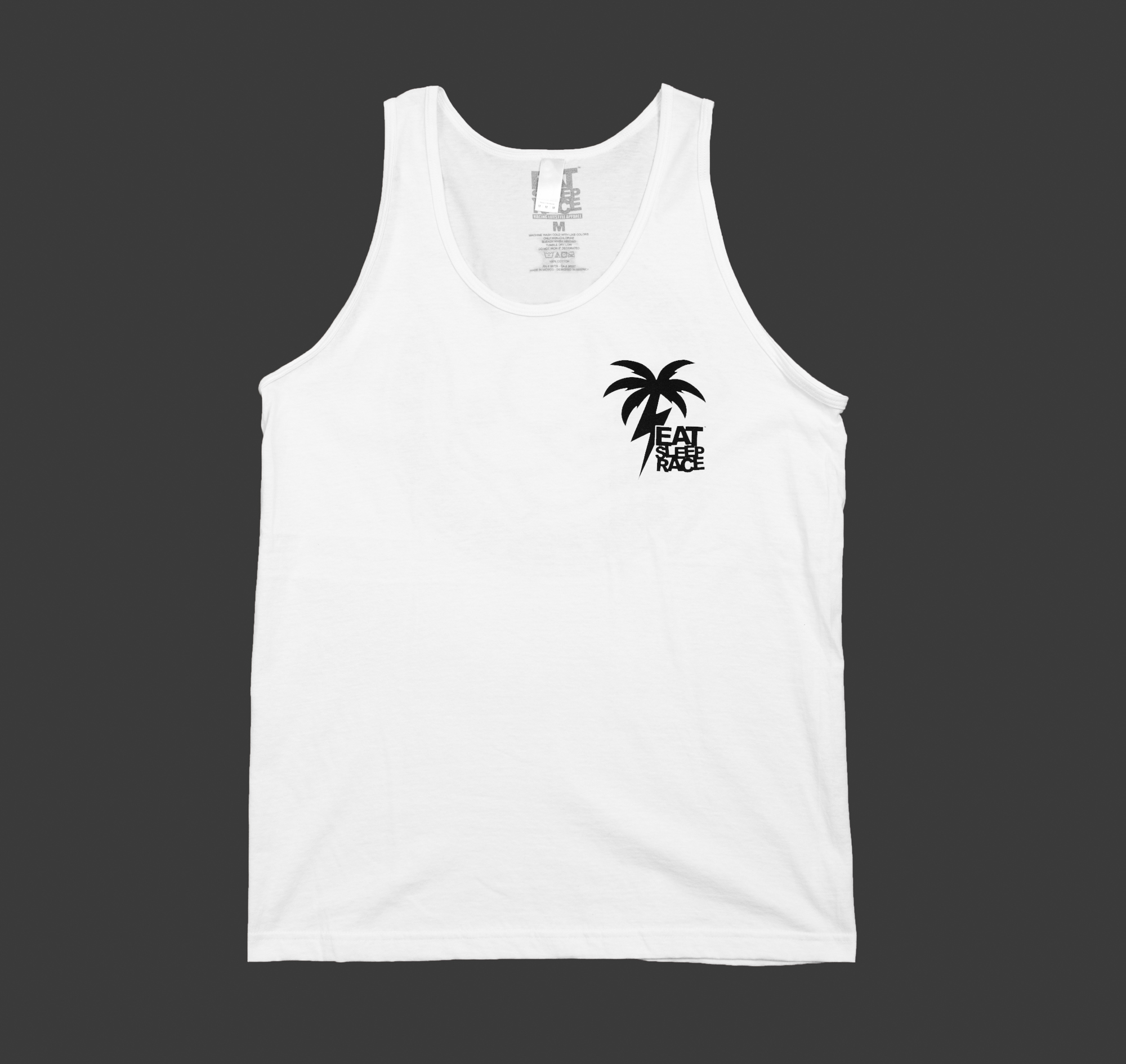 Racer's Paradise  Tank Top | White