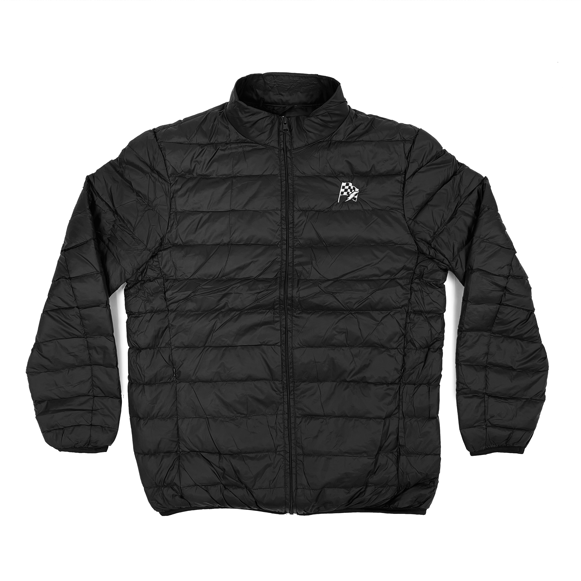 Lightweight Down Jacket | Flag Bolt - Eat Sleep Race - Racing