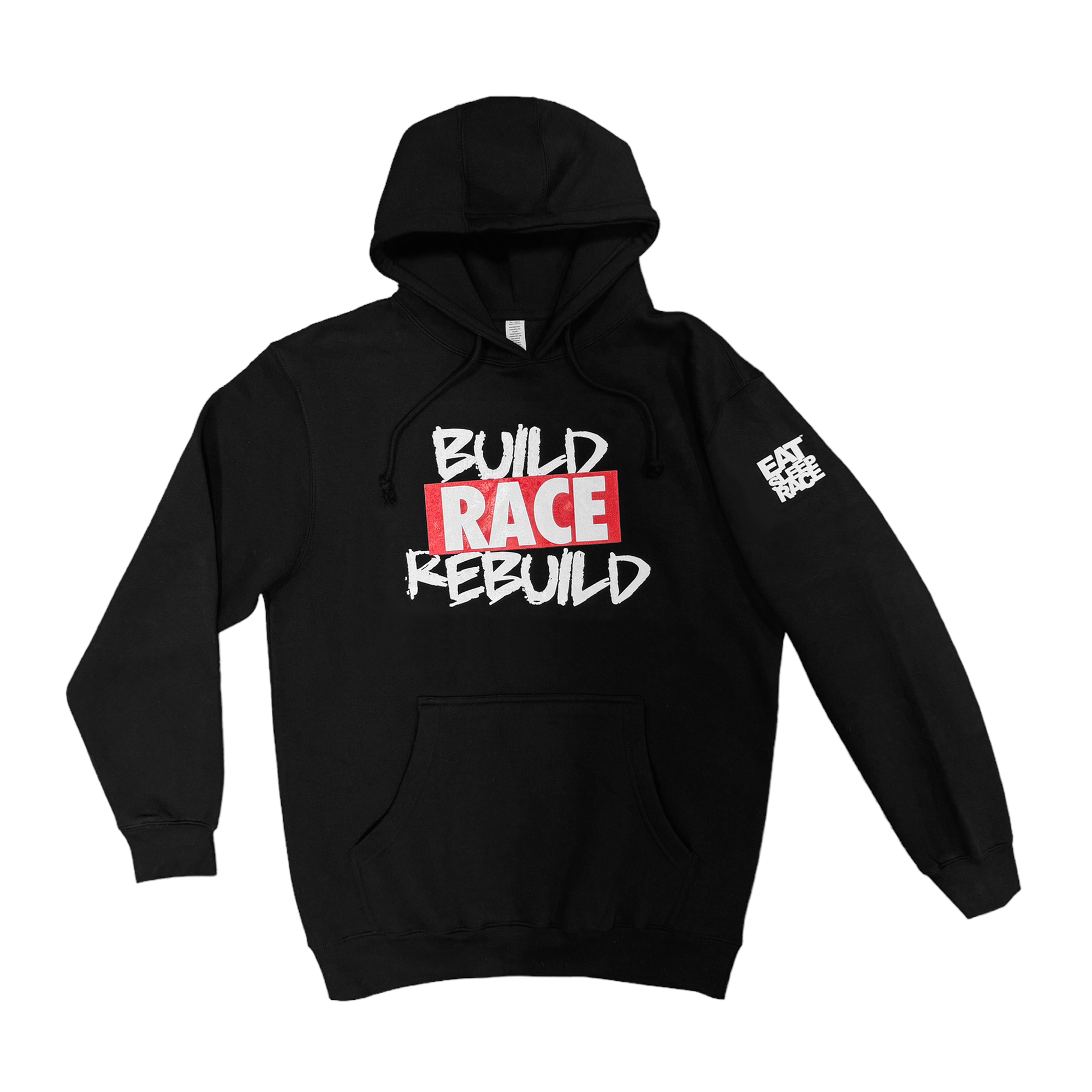 Build Race Rebuild Hoodie | Black