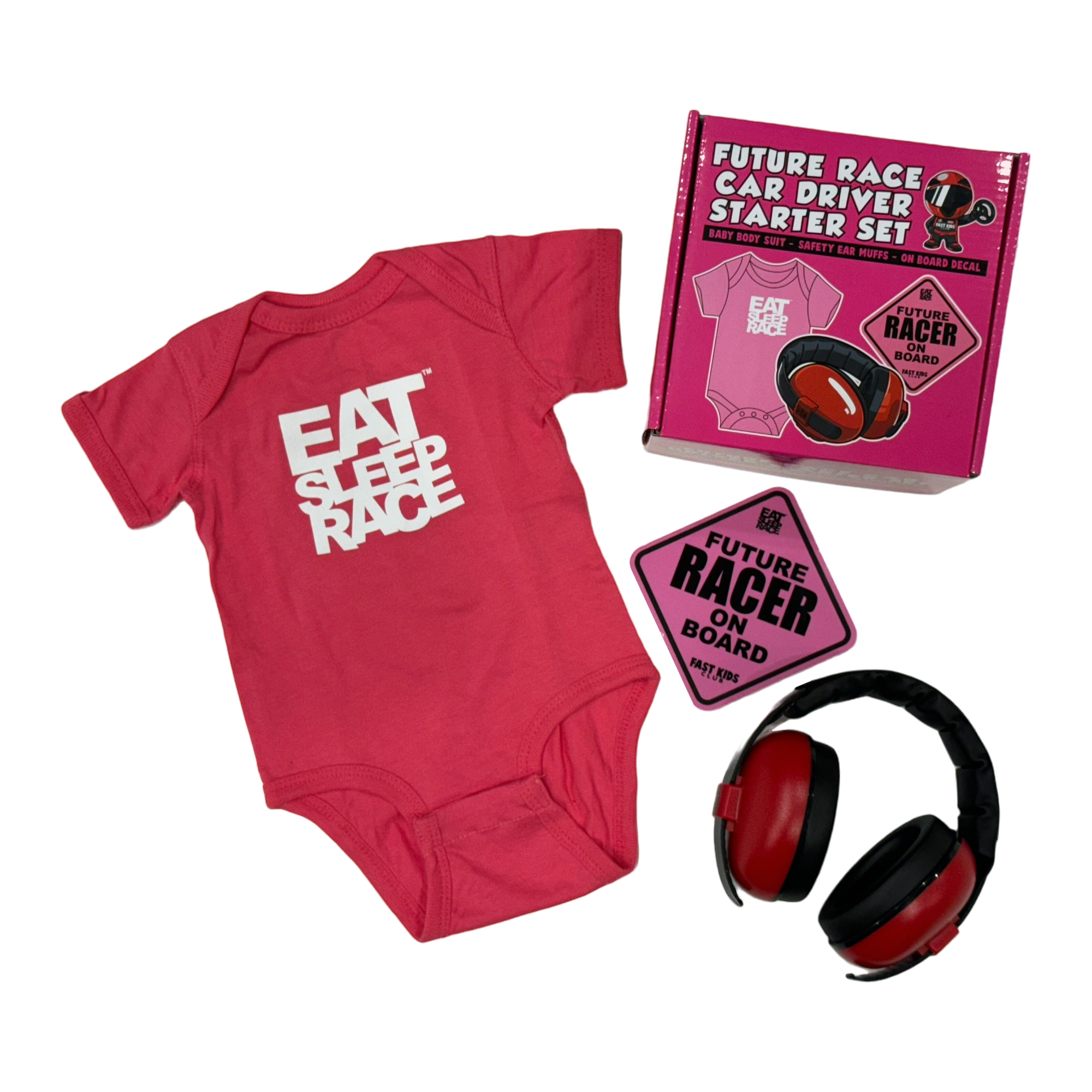 Future Race Car Driver Starter Set | Pink