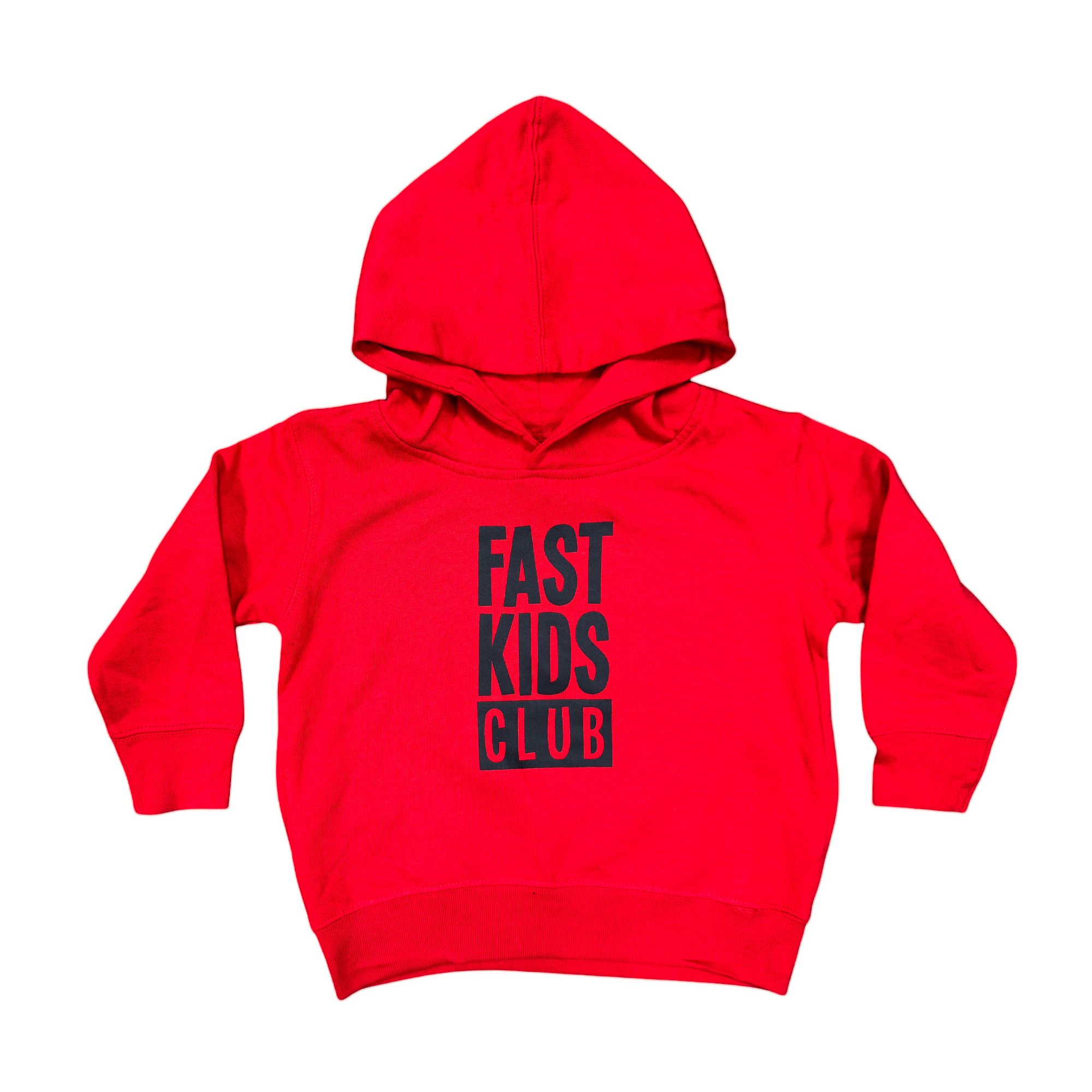 Toddler Fast Kids Club Pull Over Hoodie | Red/Black