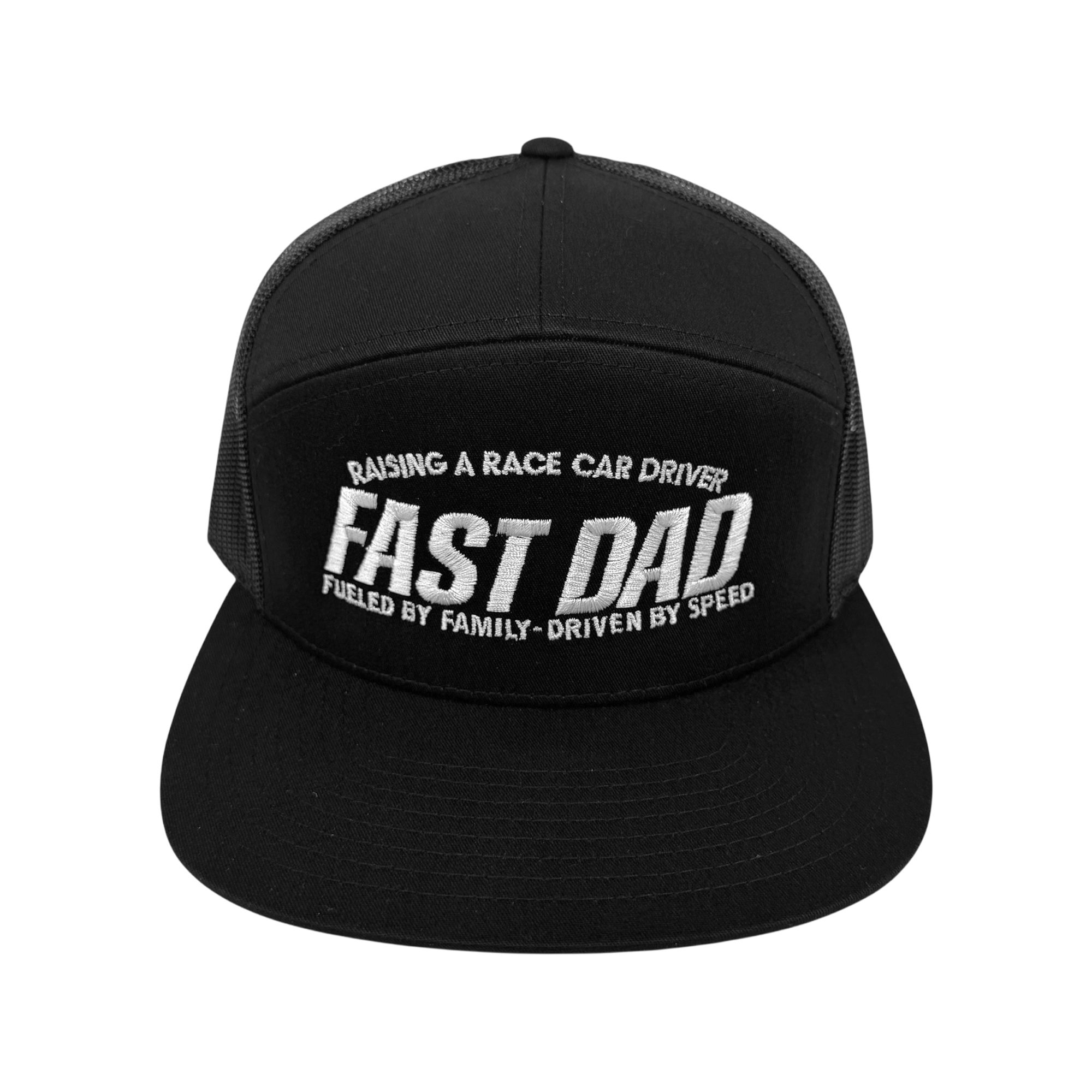 Fast Dad Mesh Trucker Hat | Black