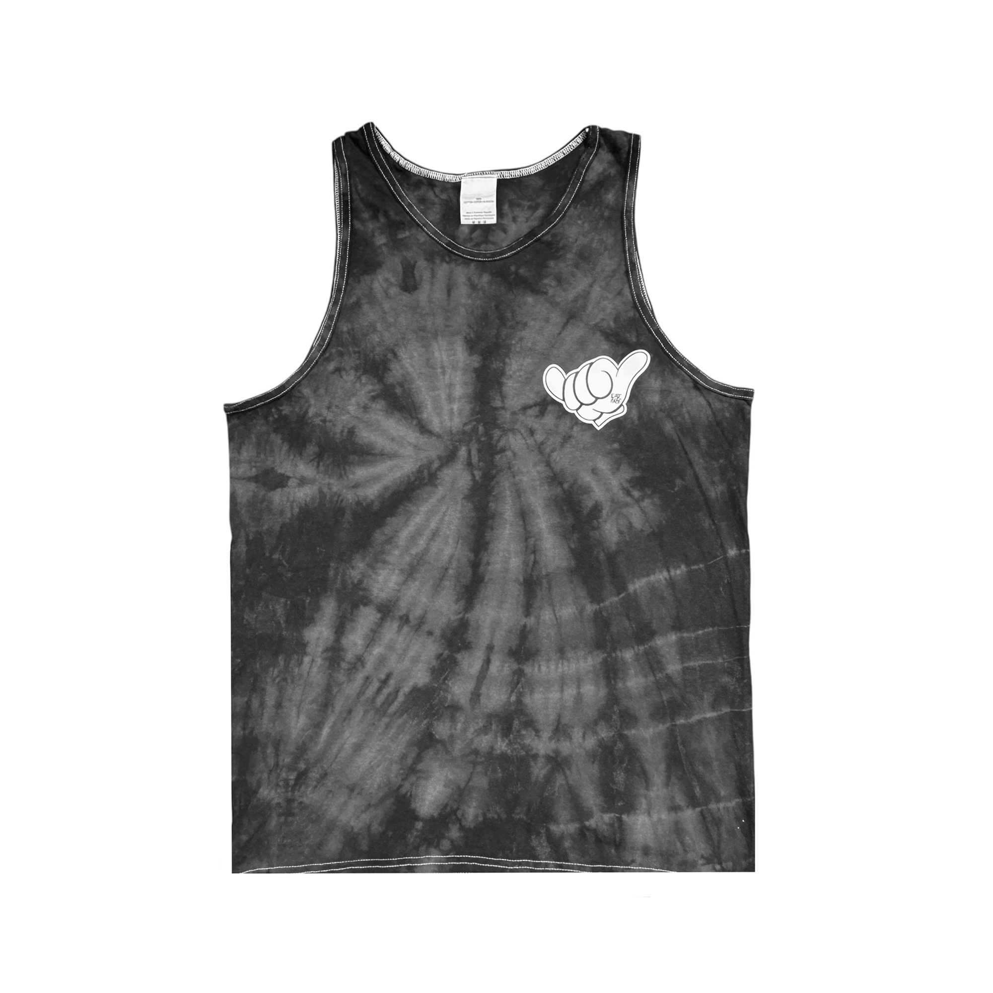 Shaka Tank Top | Black Tie Dye