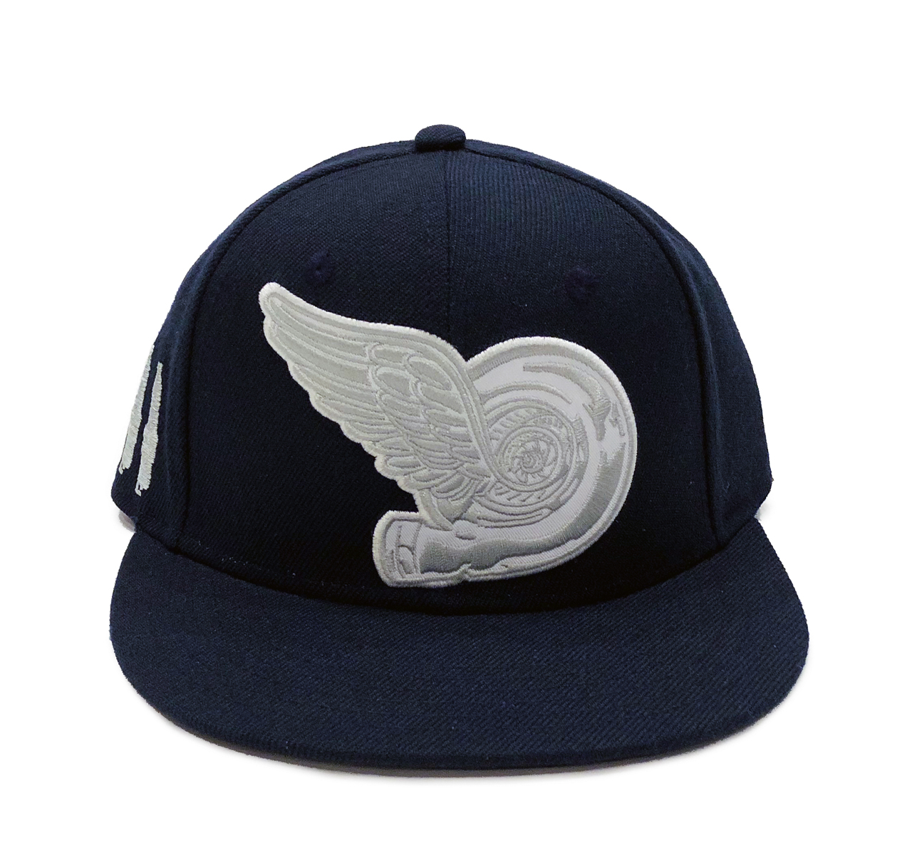 Turbo Wing Fitted Hat | Navy Blue