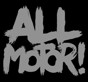 All Motor Vinyl Decal | Silver