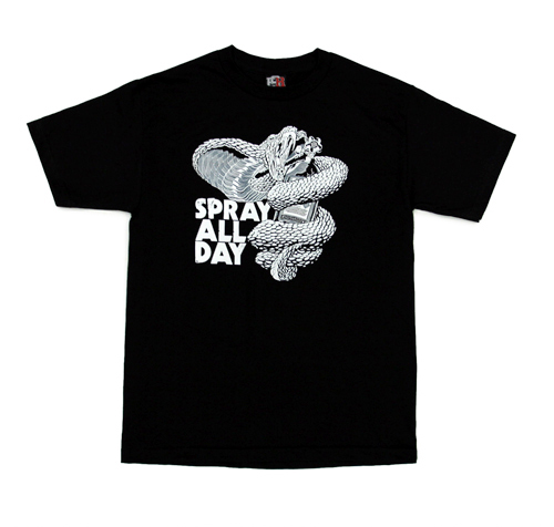 Cobra Spray All Day T-Shirt | Black