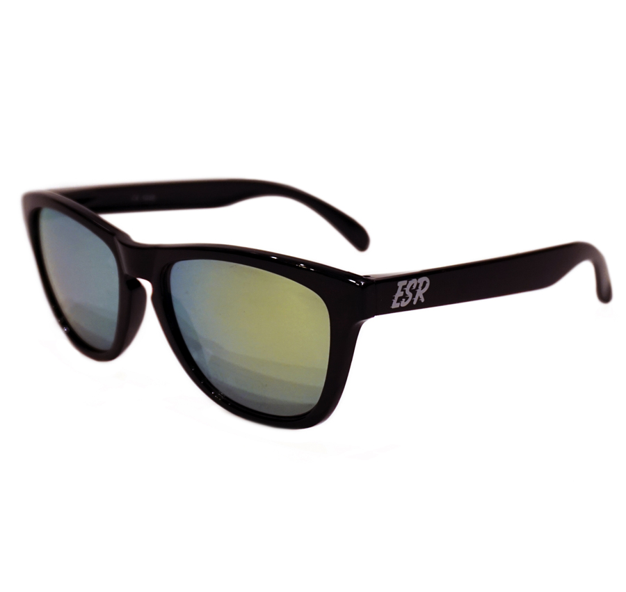 ESR Fastlife Sunglasses | Black/Yellow Iridium (Polarized) | Hard Case