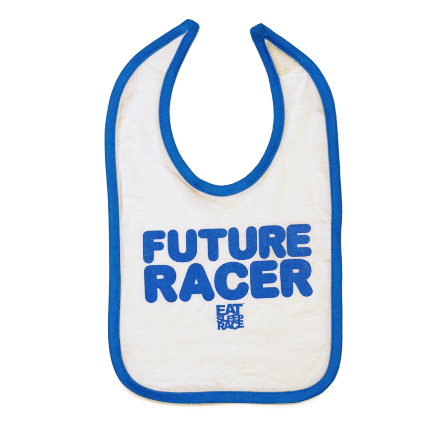 Infant Future Racer Bib | Blue/White