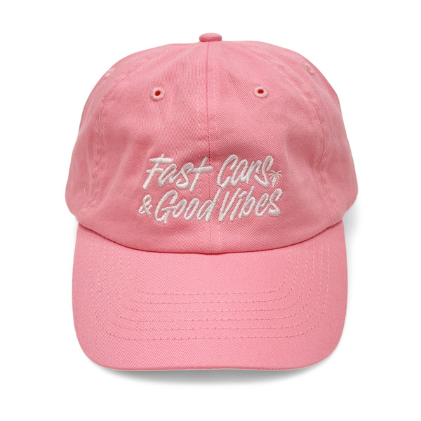 Ready Meats Inc. Embroidered Logo Pink Strapback Hat Cap Unisex OS Browning Strapback Hat Pink OSFA Adjustable Embroidered Logo  main image 3