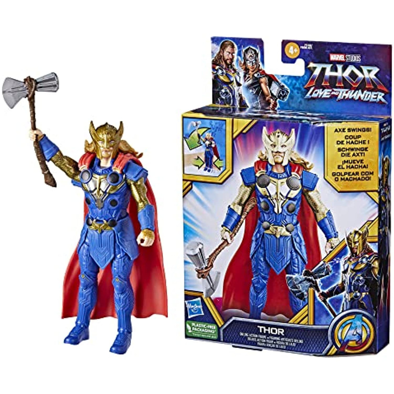 Marvel Marvel Avengers Titan Hero Series Thor Toy, 12-Inch-Scale Thor: Love  and Thunder Action Figure with Accessory, Toys for Kids Ages 4 and Up
