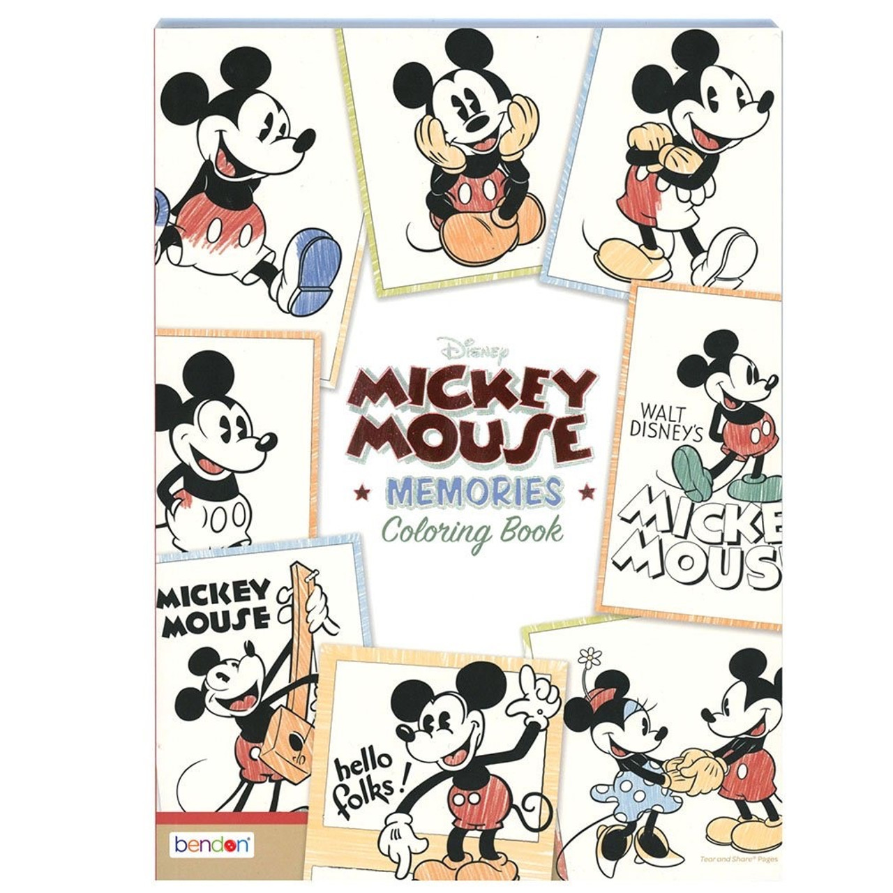 Mickey Mouse Advanced Coloring Book - Think Kids