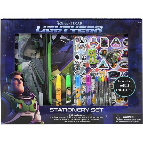 Buzz Lightyear Over 30 Piece Coloring Art and School Supplies Stationary Set