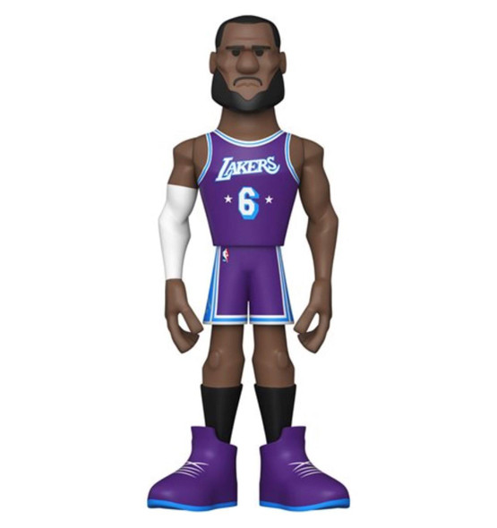 Funko Pop! Gold NBA: Lakers - Lebron James (City) 5" with Chase (Styles May Vary)