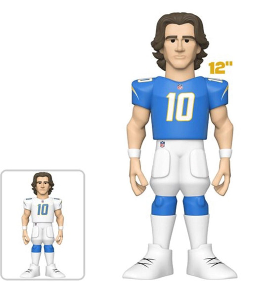 FUNKO GOLD 12 NFL: Chargers- Justin Herbert (Styles May Vary)