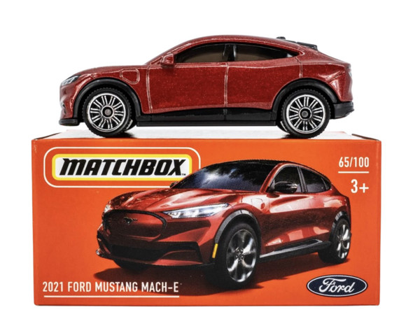 Matchbox Power Grabs 2021 Ford Mustange Mach-E Diecast Car