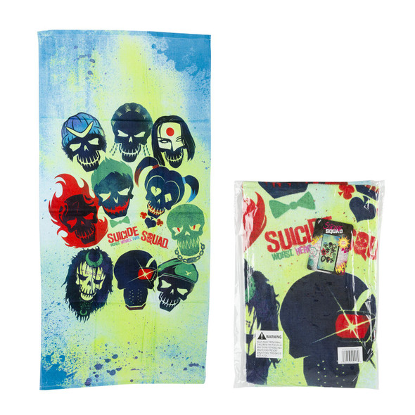 Suicide Squad Beach Towel 28" x 58"