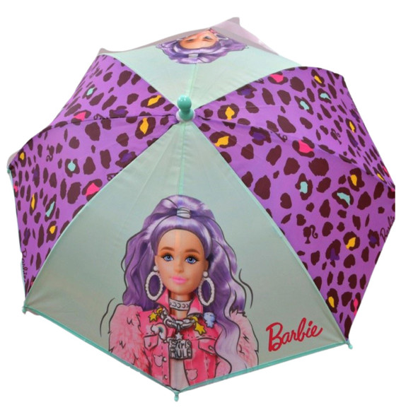 Barbie Umbrella with Clamshell Handle for Children