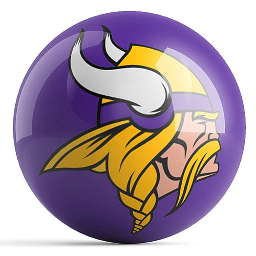 OTB NFL Minnesota Vikings Team Logo Bowling Ball