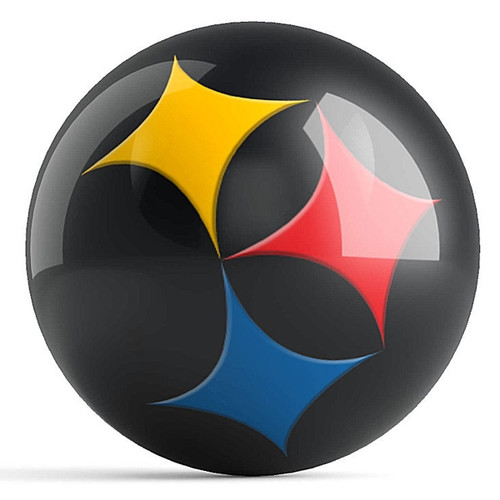 OTB NFL Pittsburgh Steelers Team Logo Bowling Ball