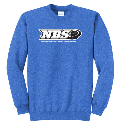National Bowling Stadium Core Fleece Sweatshirt Black & White Logo