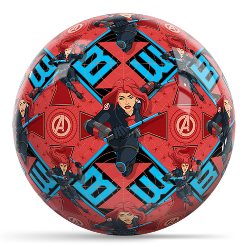 OTB Marvel Black Widow Pattern Bowling Ball