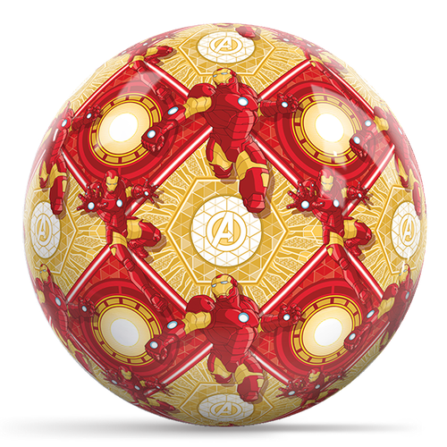OTB Marvel Iron Man Pattern Bowling Ball