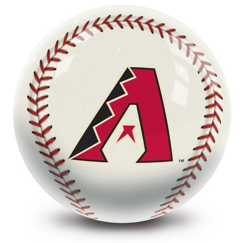OTB MLB Arizona Diamondbacks Baseball Design Bowling Ball