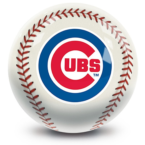 OTB MLB Chicago Cubs Baseball Design Bowling Ball
