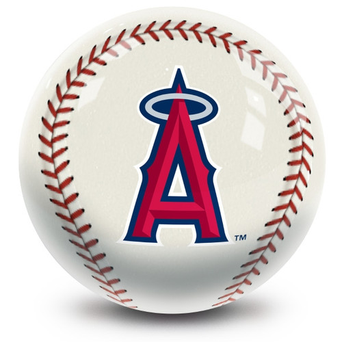 OTB MLB Los Angeles Angels Baseball Design Bowling Ball