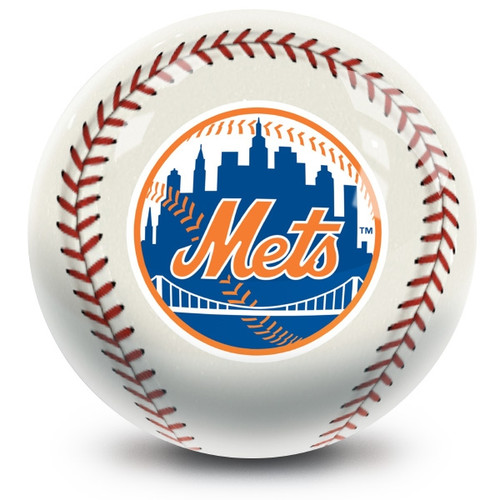 OTB MLB New York Mets Baseball Design Bowling Ball