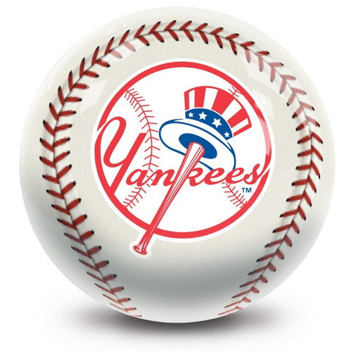 OTB MLB New York Yankees Baseball Design Bowling Ball