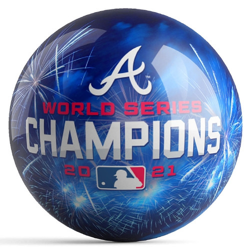 OTB MLB 2021 World Series Champion Atlanta Braves Bowling Ball