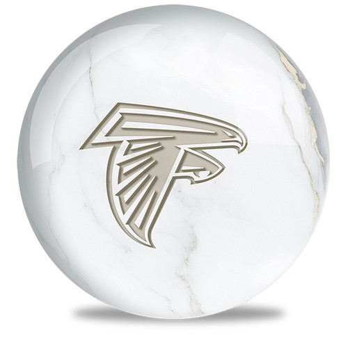 OTB NFL Atlanta Falcons White Marble Bowling Ball