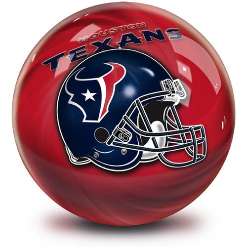 OTB NFL Houston Texans Helmet Swirl Bowling Ball
