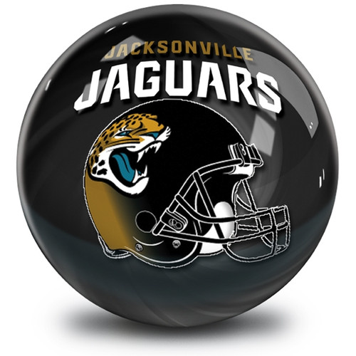 OTB NFL Jacksonville Jaguars Helmet Swirl Bowling Ball