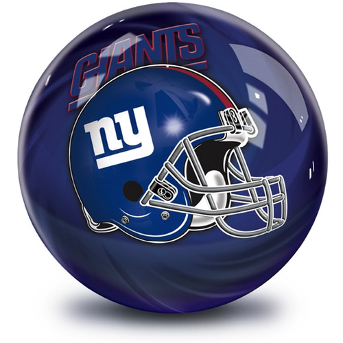 OTB NFL New York Giants Helmet Swirl Bowling Ball