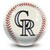 OTB MLB Colorado Rockies Baseball Design Bowling Ball