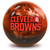 OTB NFL Cleveland Browns On Fire Bowling Ball