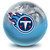 OTB NFL Tennessee Titans On Fire Bowling Ball