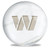 OTB NFL Washington Commanders White Marble Bowling Ball