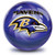 OTB NFL Baltimore Ravens Helmet Swirl Bowling Ball