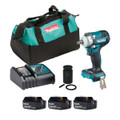 Makita DTW300RGX-3 18v Brushless Scaffolders Impact Wrench Kit (3x6Ah)