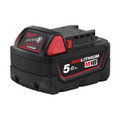 Milwaukee M18 B5 18v 5Ah Red Battery Five Pack (5x5Ah)