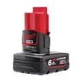 Milwaukee M12B6 12v 6Ah Red Battery Twin Pack (2x6Ah)