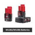 Milwaukee M12 FIW38-622X 12v 3/8" Sub Compact Impact Wrench Kit (2Ah/6Ah)